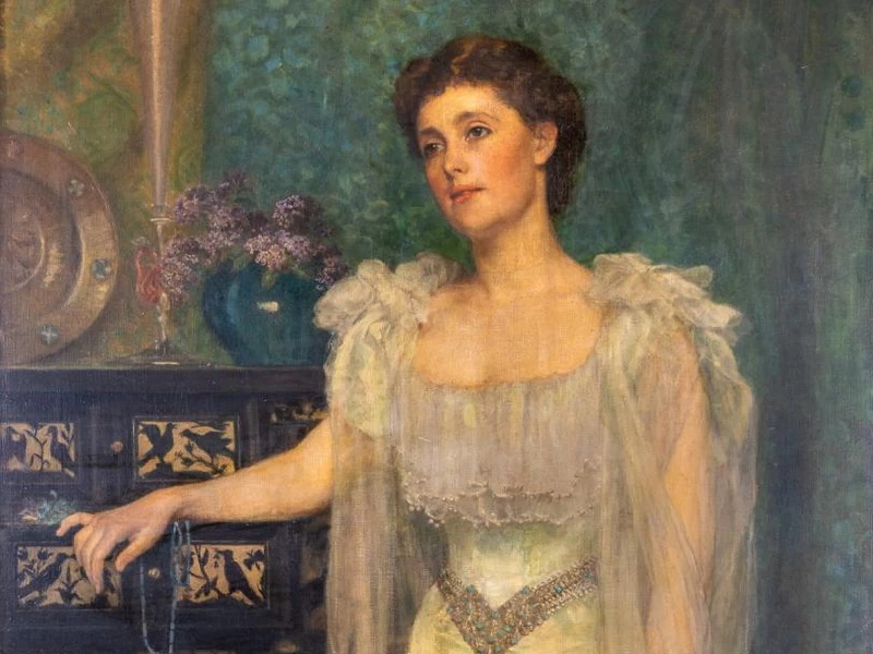 1846-Edith Corbet-Edenborough - Ritratto di Alice Williams, nata Herbert